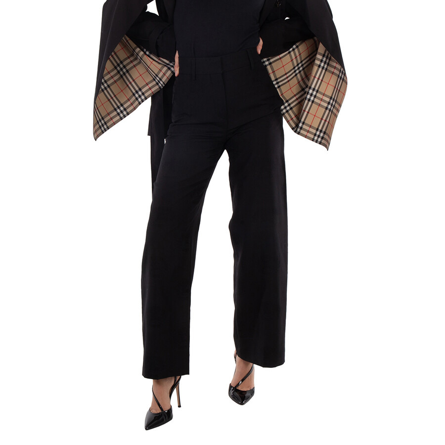 Burberry Black Jane Ekd Trousers - 3