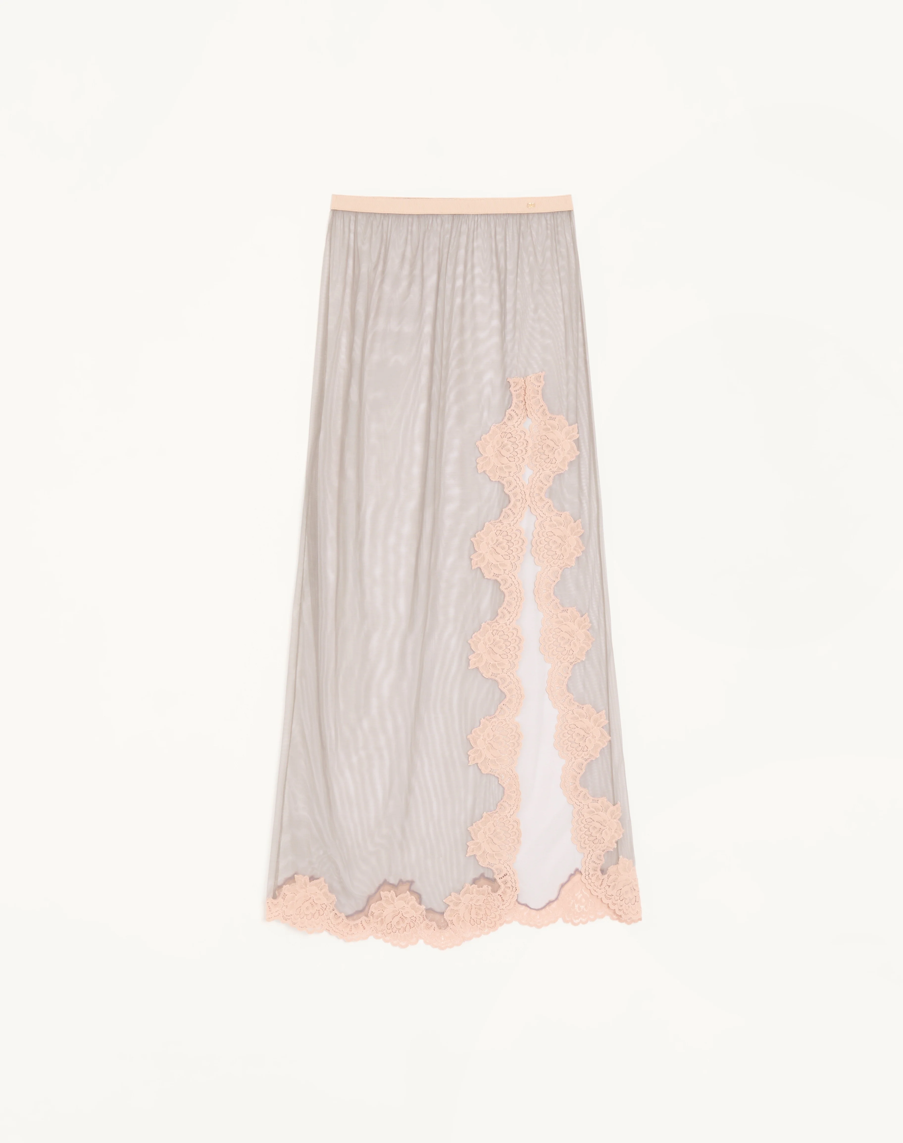 LONG SKIRT IN SHEER TULLE - 1
