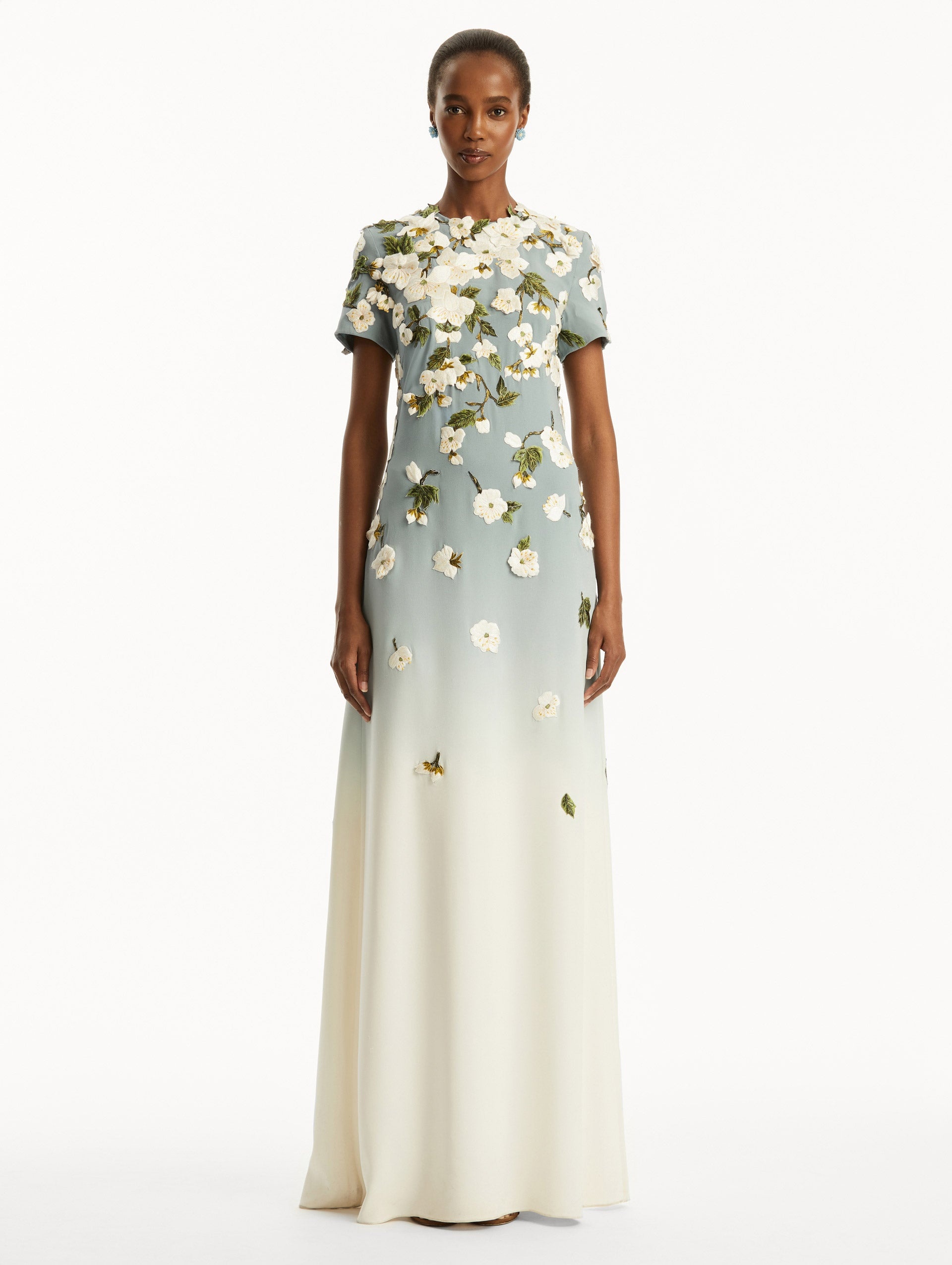 OMBRÉ CHERRY BLOSSOM GOWN - 2