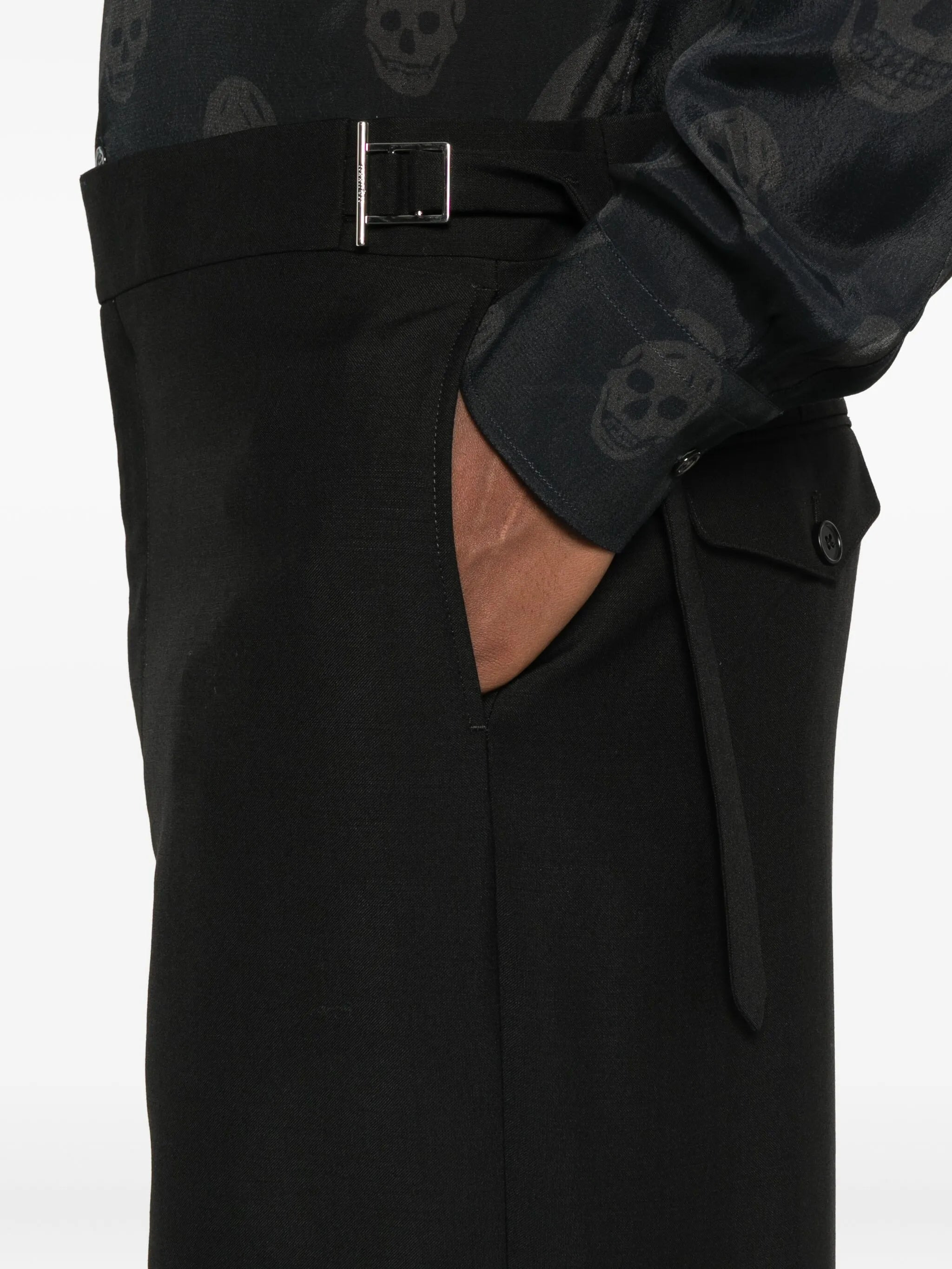 Alexander Mcqueen Buckle-fastening Trousers - 2