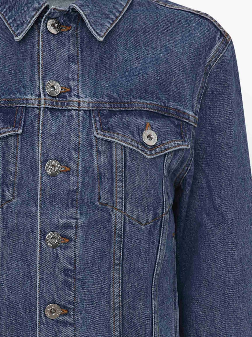 CHAIN LINK DENIM TRUCKER JACKET - 5