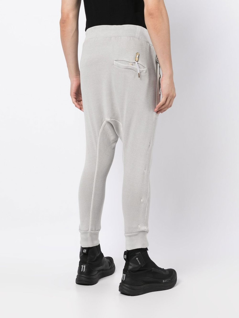 crop-crotch detail track pants 4
