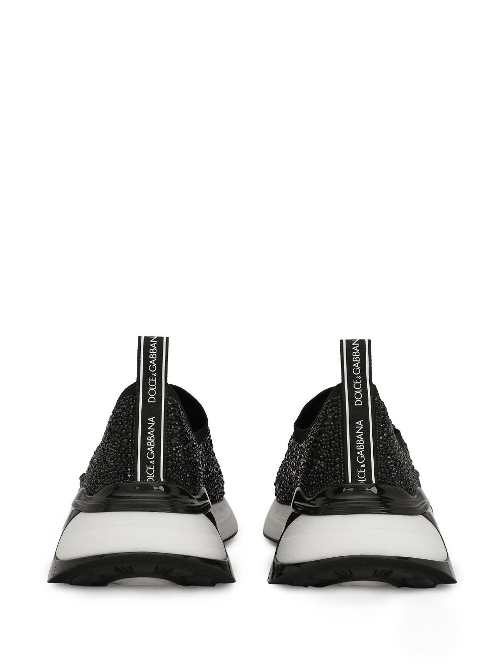 logo-print low-top sneakers - 3