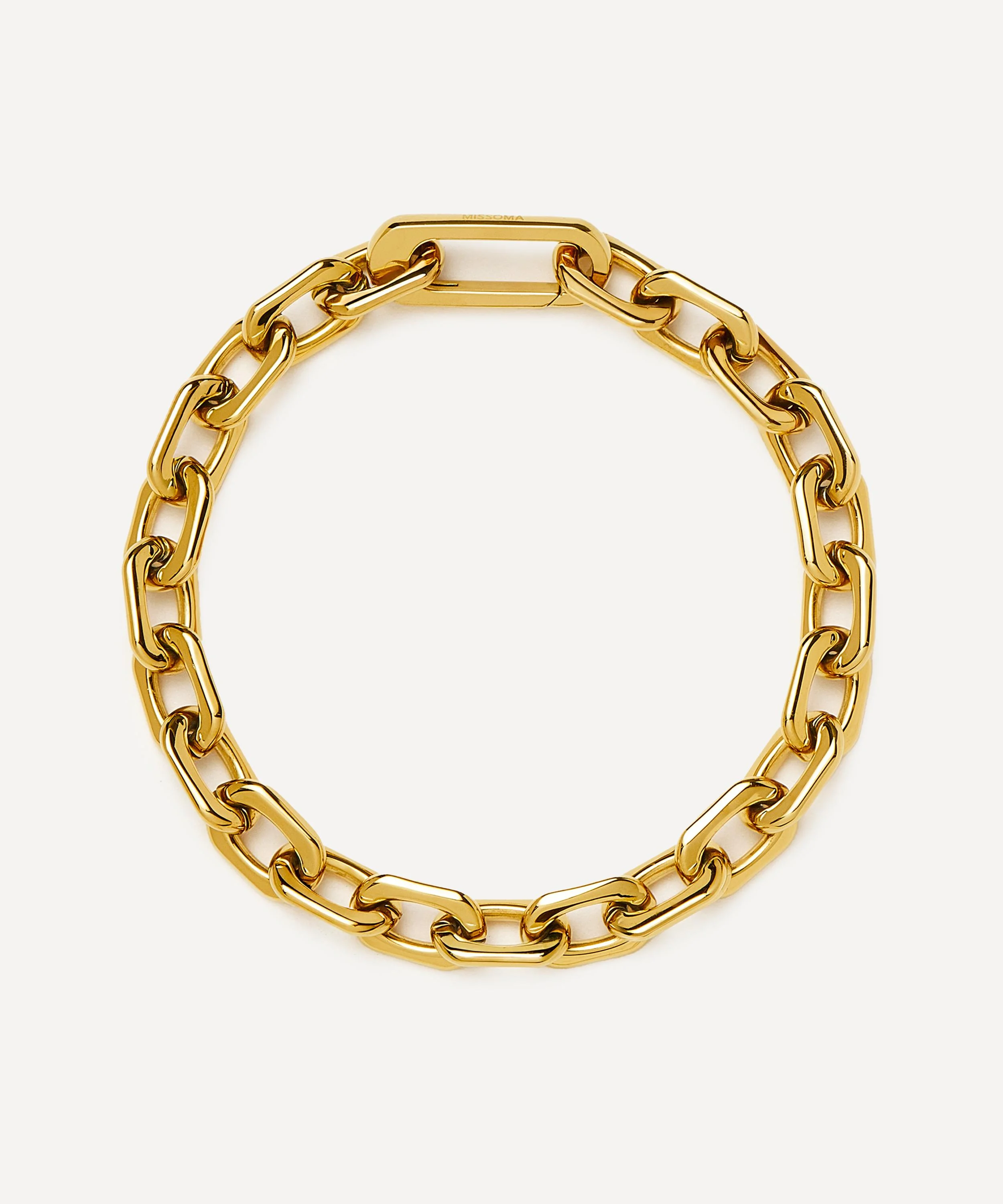 18ct Gold-Plated Mariner Chain Bracelet - 1