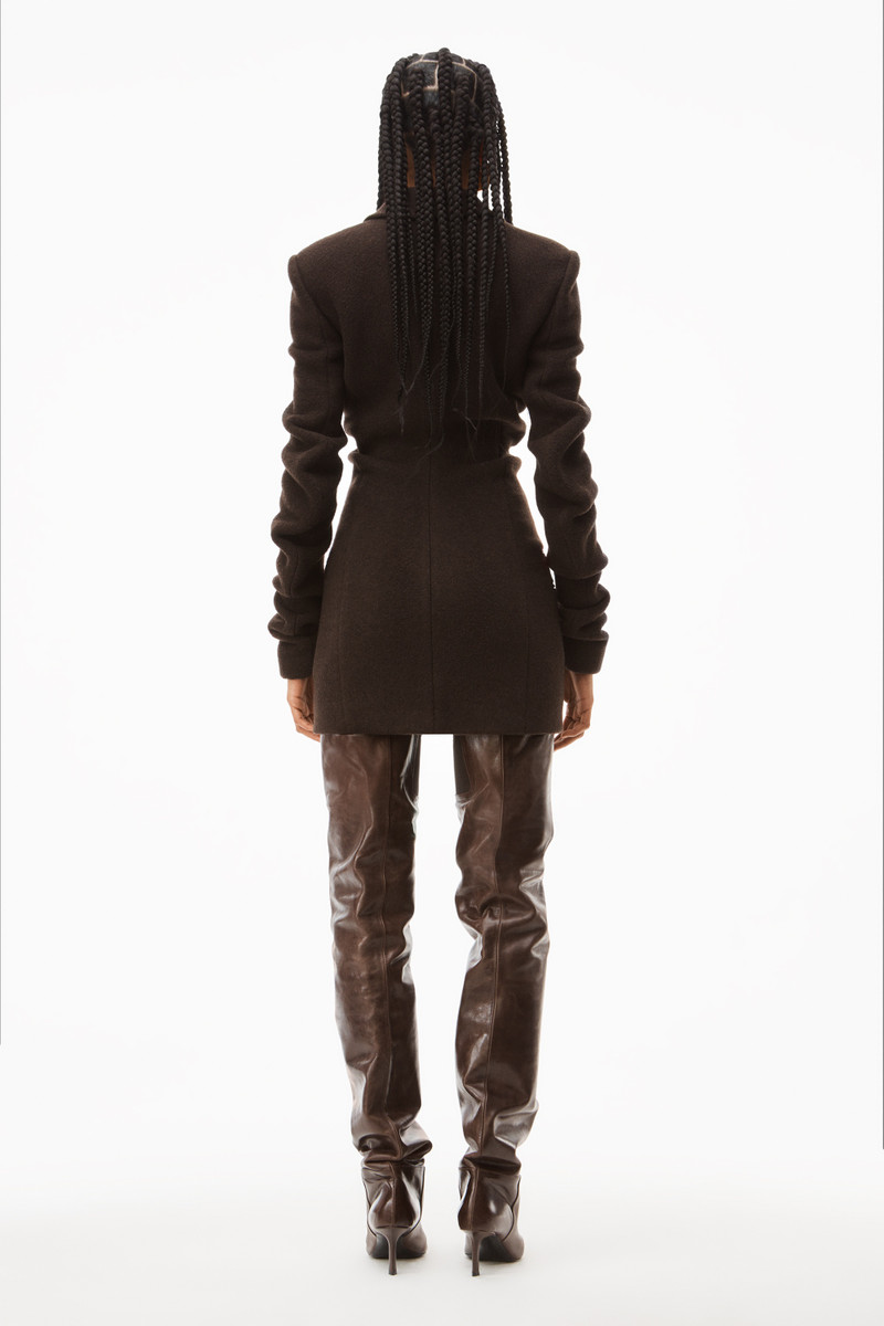 FITTED JACKET IN STRETCH WOOL 5