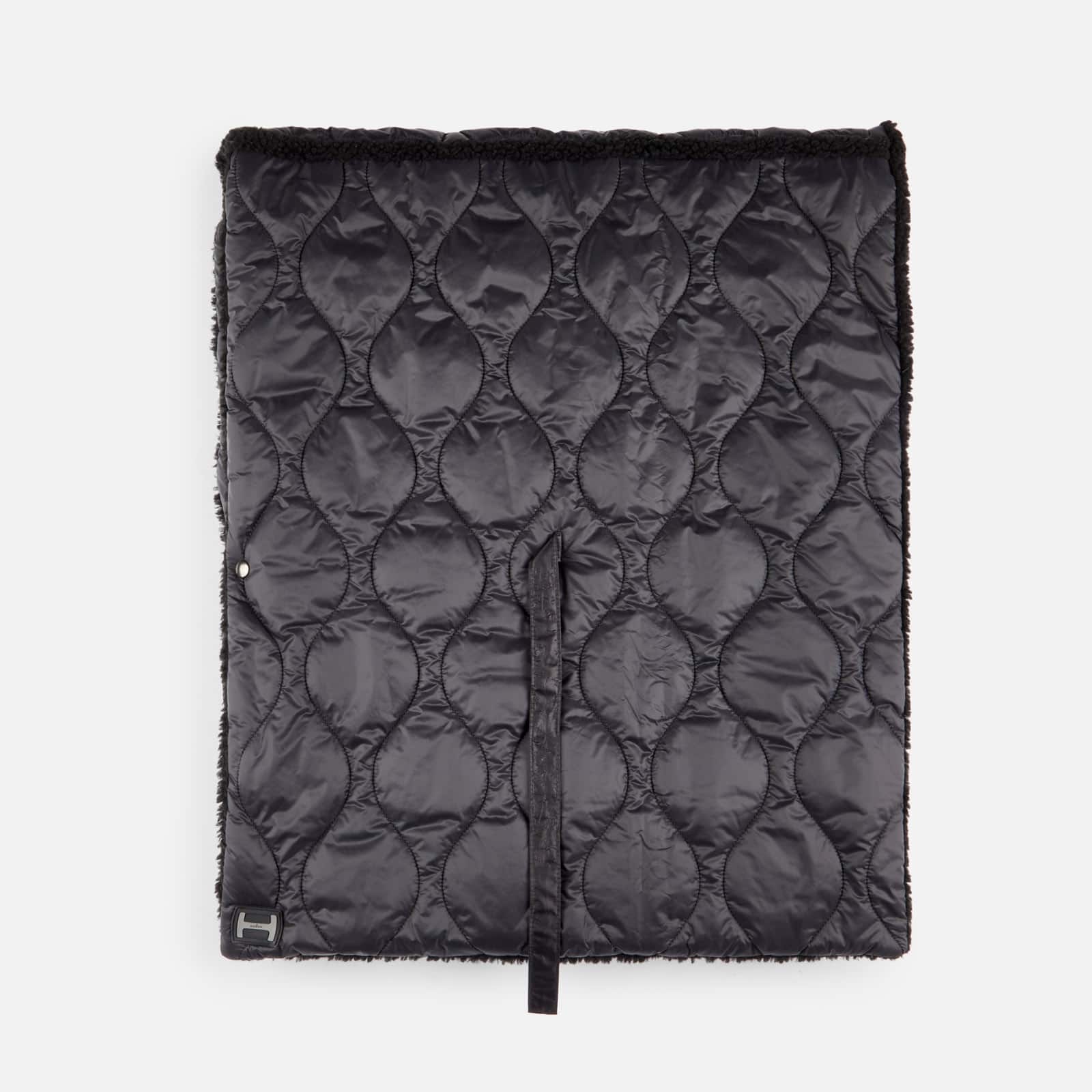 Hogan Quilted Scarf Black - 2