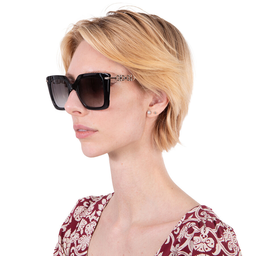Salvatore Ferragamo Grey Gradient Butterfly Ladies Sunglasses SF1041S 001 51 - 2