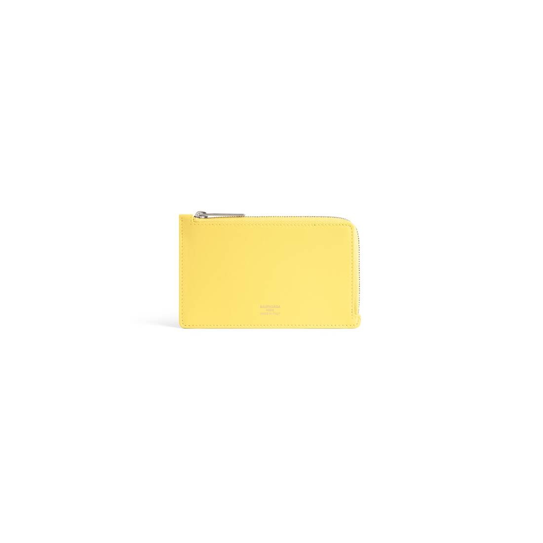Women's Envelope Long Coin And Card Holder  in Yellow - 1