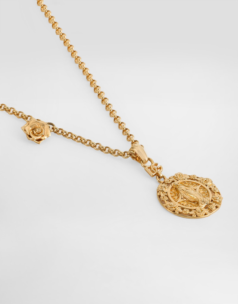 Dolce & Gabbana Metal necklace with logo outlook
