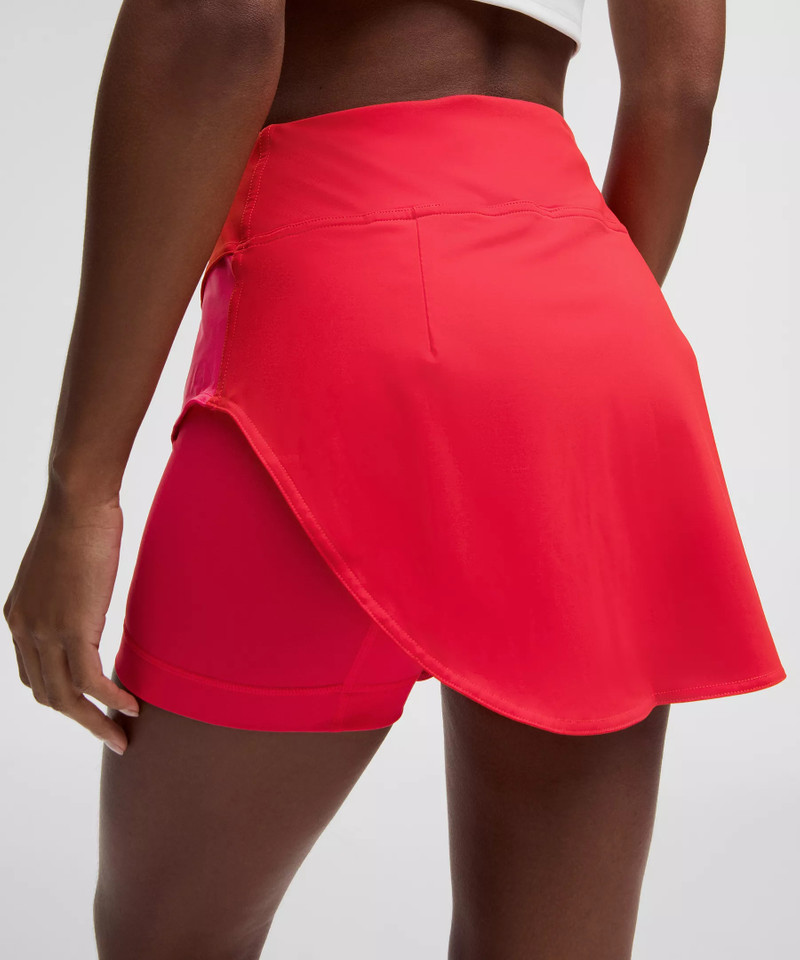 Asymmetrical Layered High-Rise Tennis Skirt 5