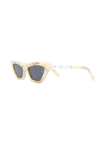 Off-White Nina cat-eye frame sunglasses outlook