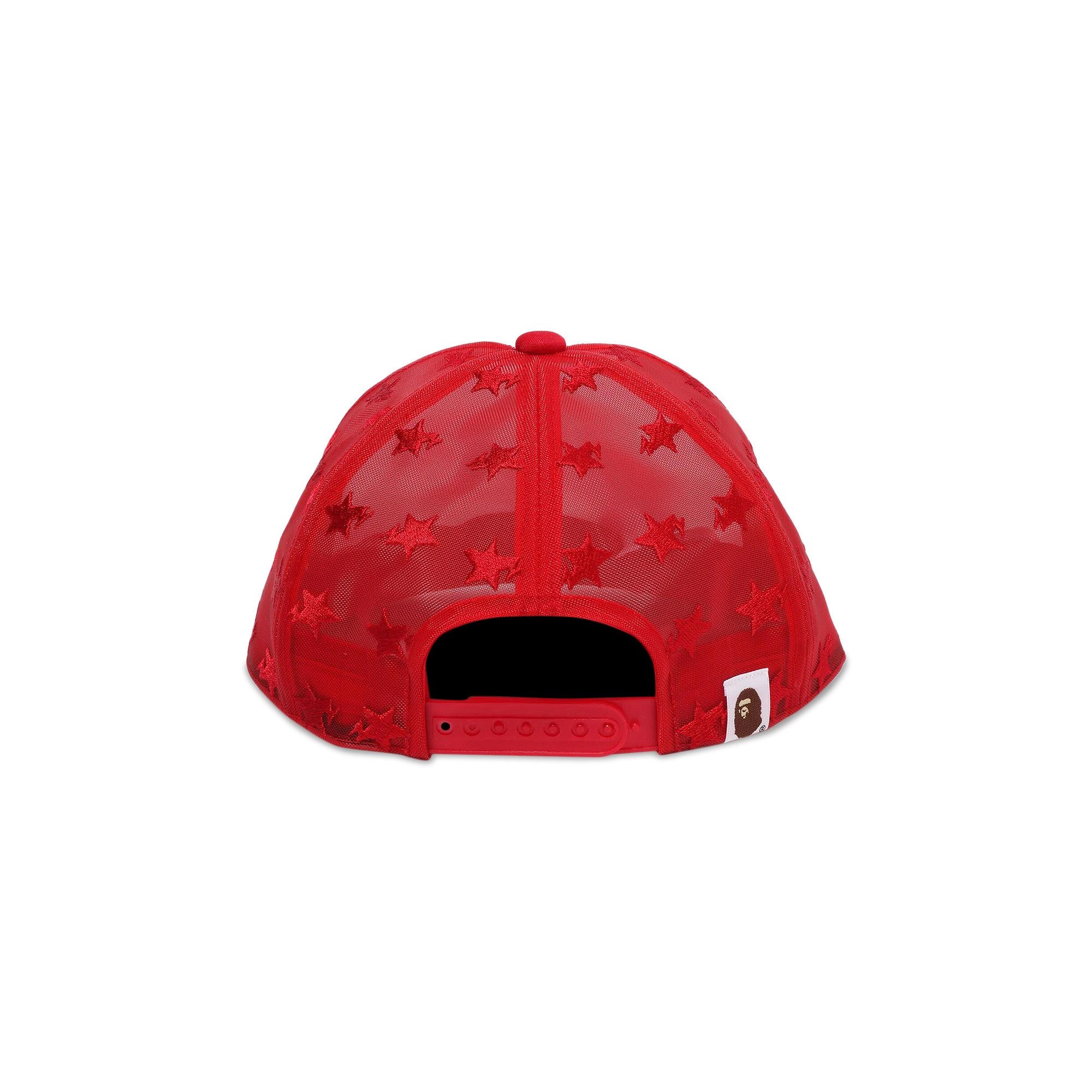 BAPE Sta Mesh Cap 'Red' - 2