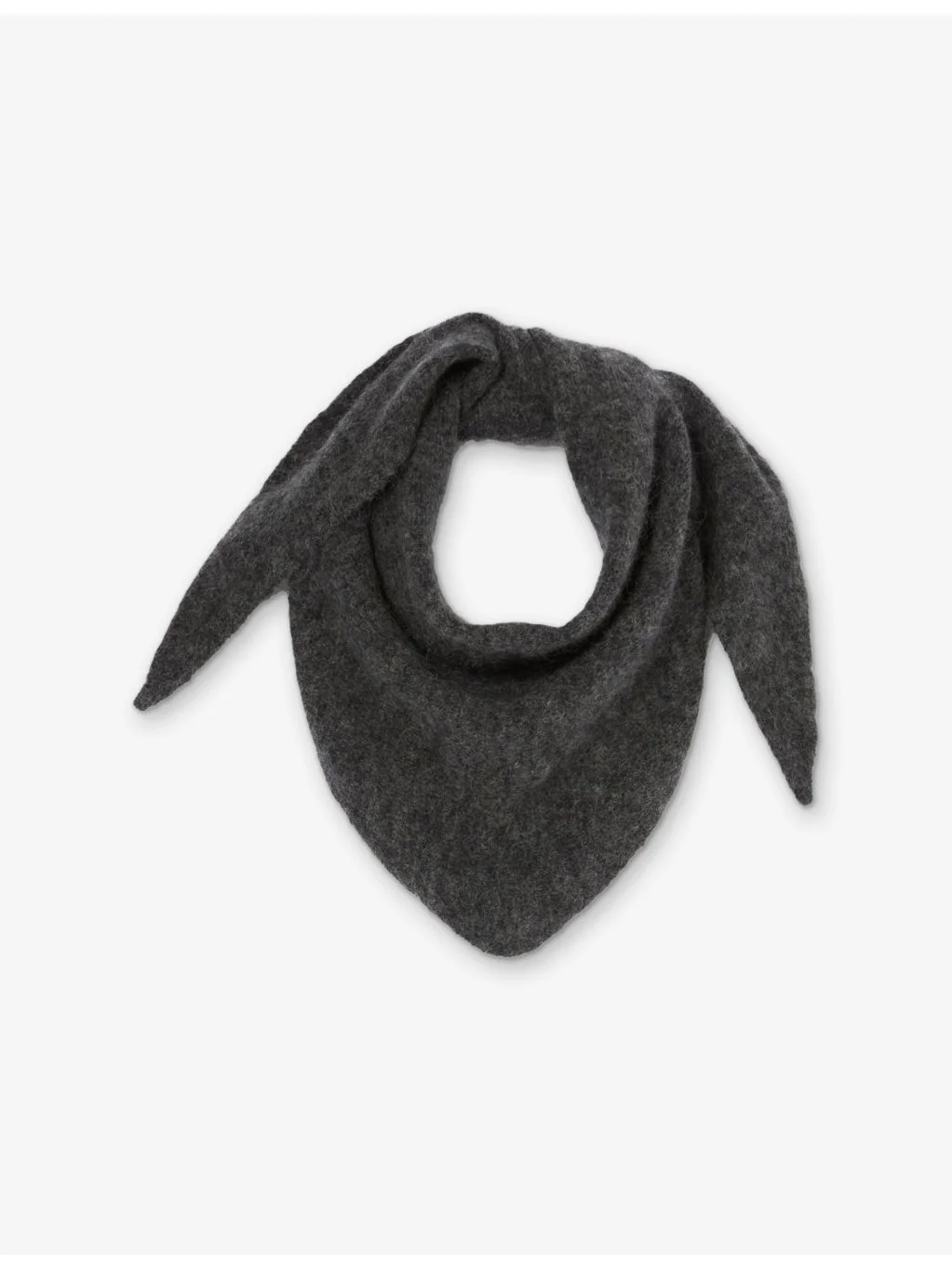 Brushed-Texture Wool-Blend Scarf - 1