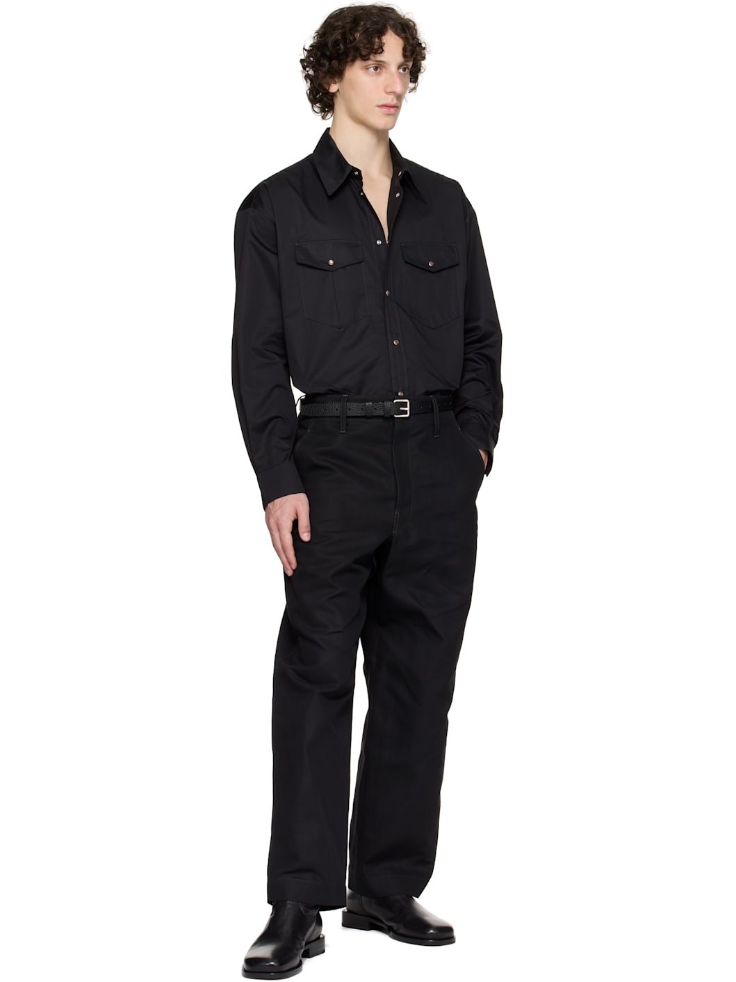 Black Western Shirt - 5