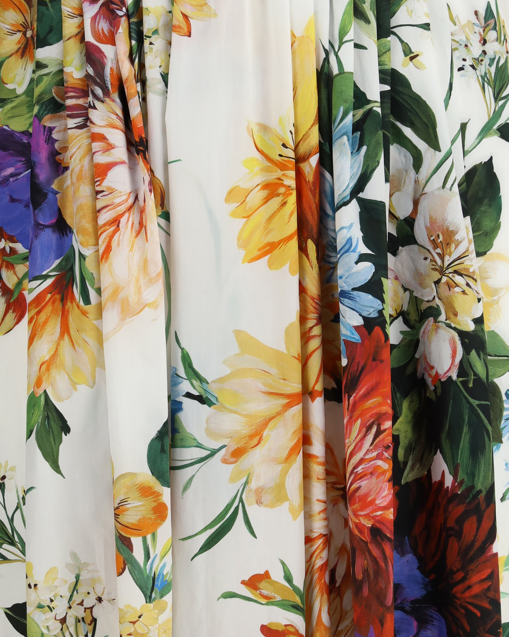 Flower bouquet print chemisier Dress - 3