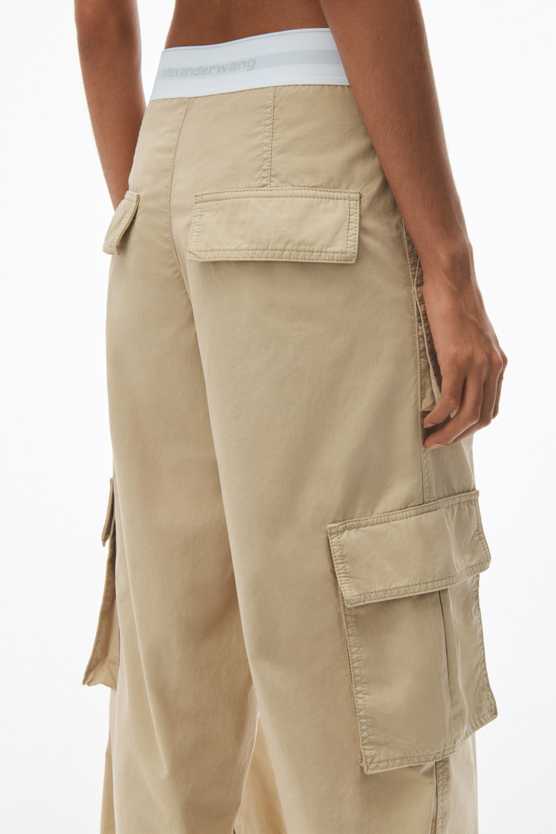 Mid-Rise Cargo Rave Pants in Cotton Twill 5
