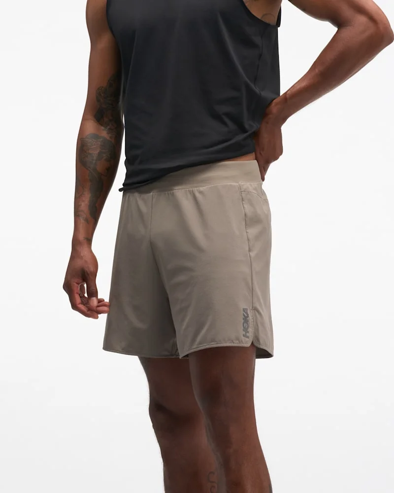 Men's Glide Short 5" Brief in Boulder Grey - 1