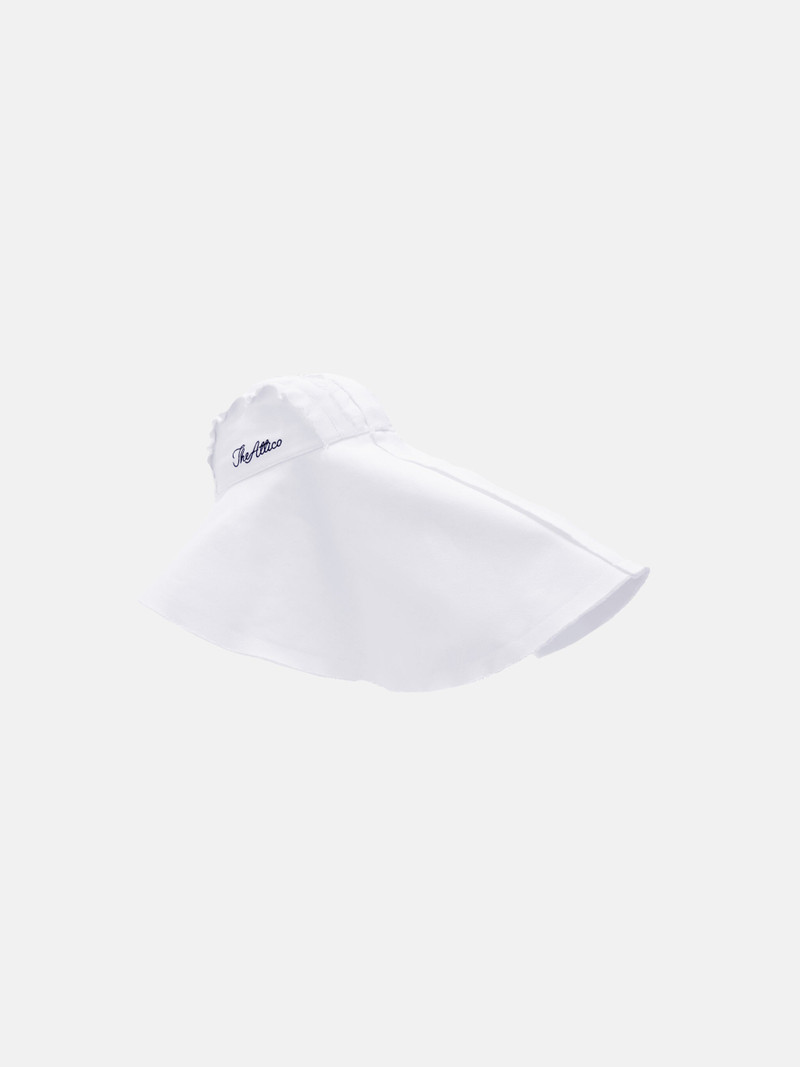 THE ATTICO WHITE CAMPER CAP outlook