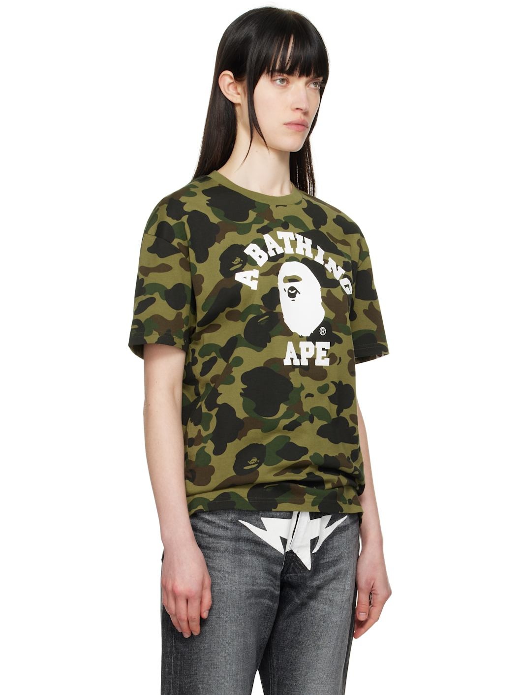 Green 1st Camo College Oversized T-shirt - 2