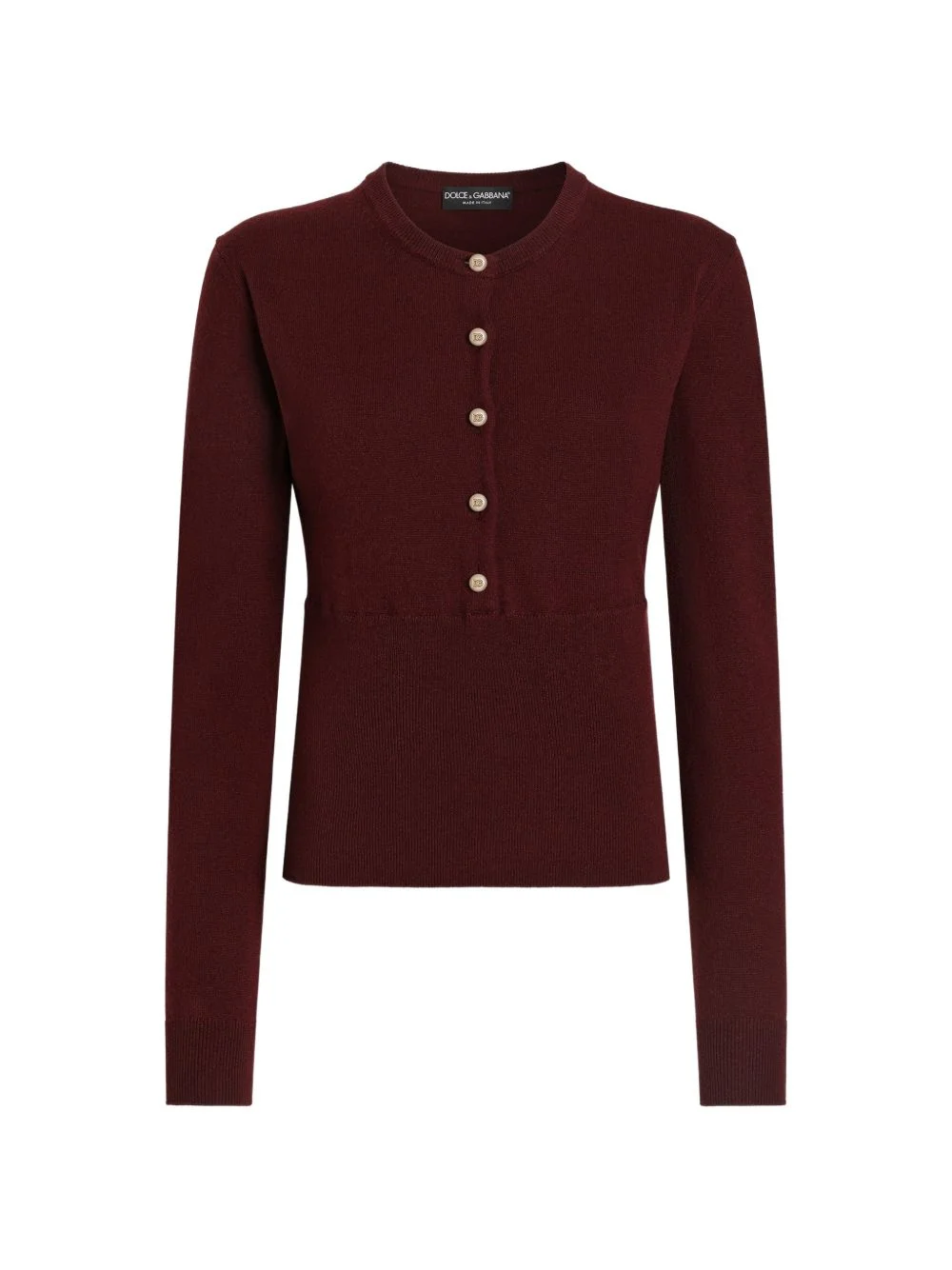 cashmere Serafino pullover - 1