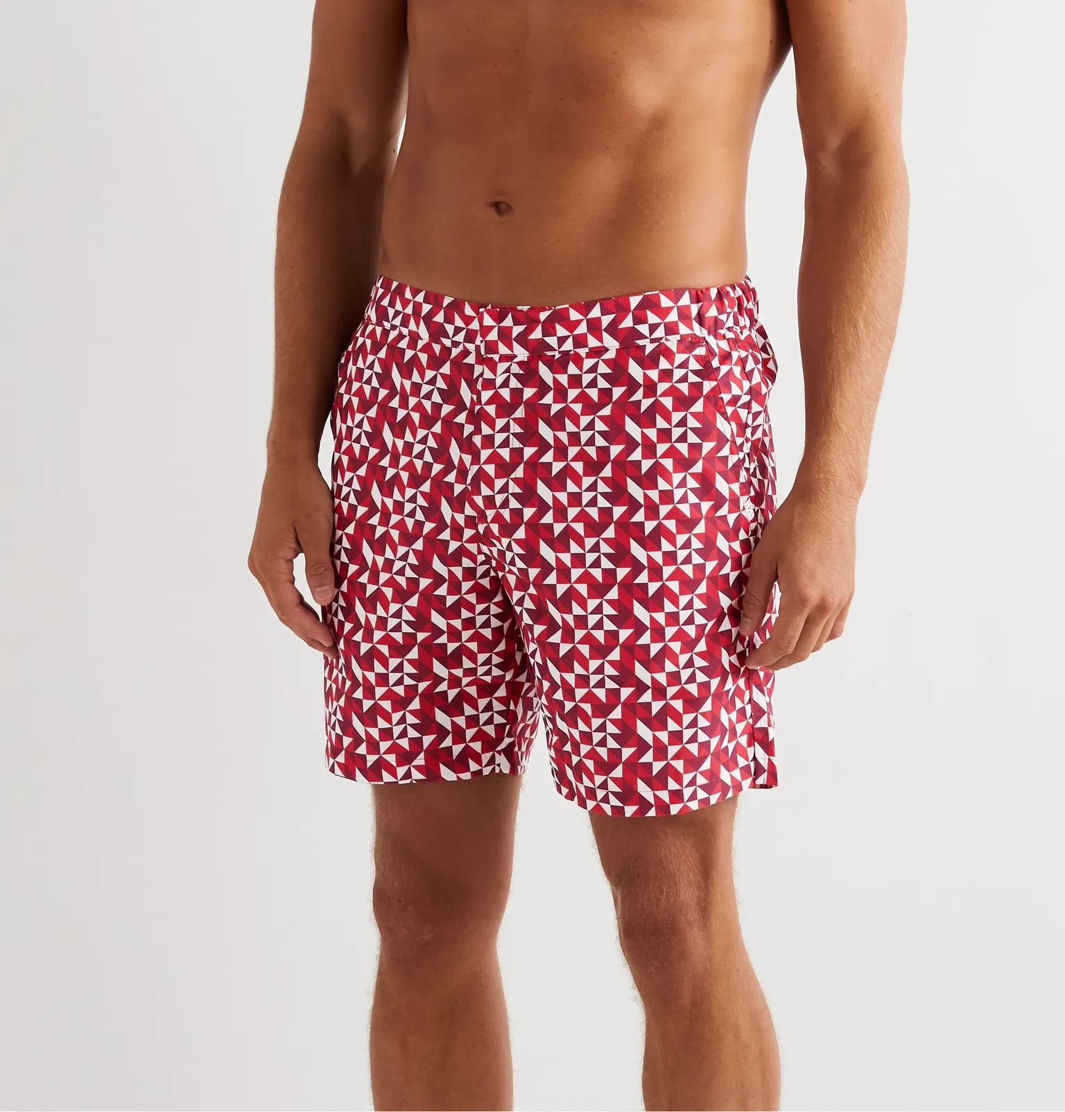 Tropez 8 Slim-Fit Mid-Length Printed Swim Shorts - 2