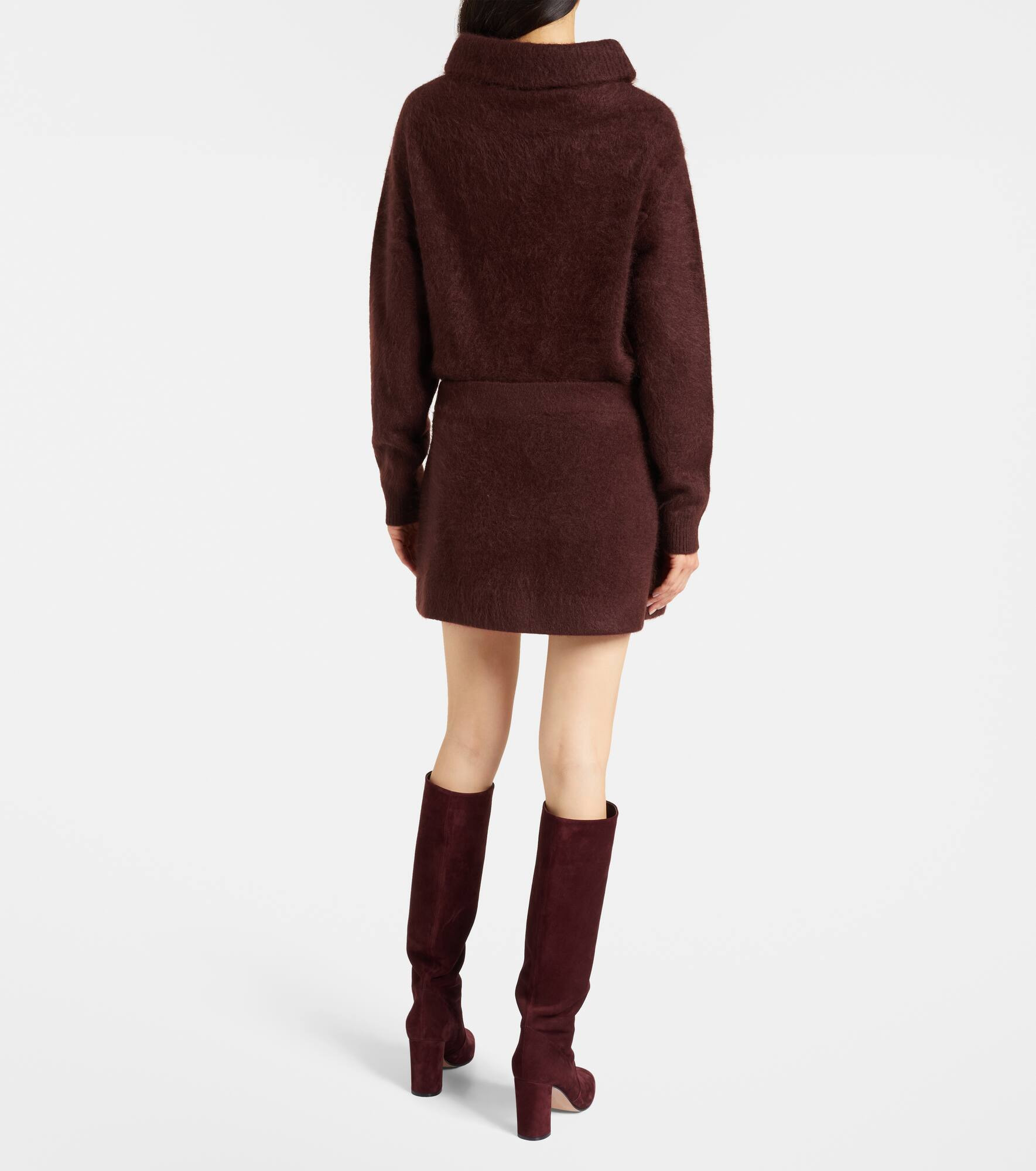 Fluffy Statement wool-blend miniskirt - 3