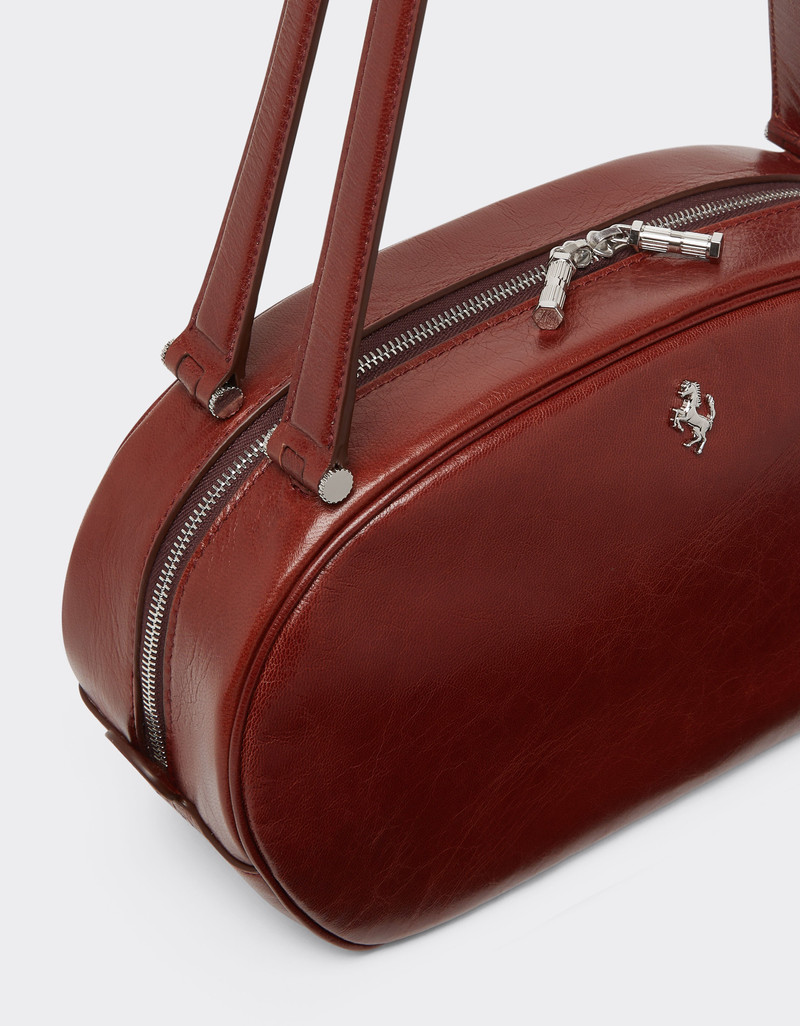 The Ferrari Dino Tote Soft in shiny leather 4