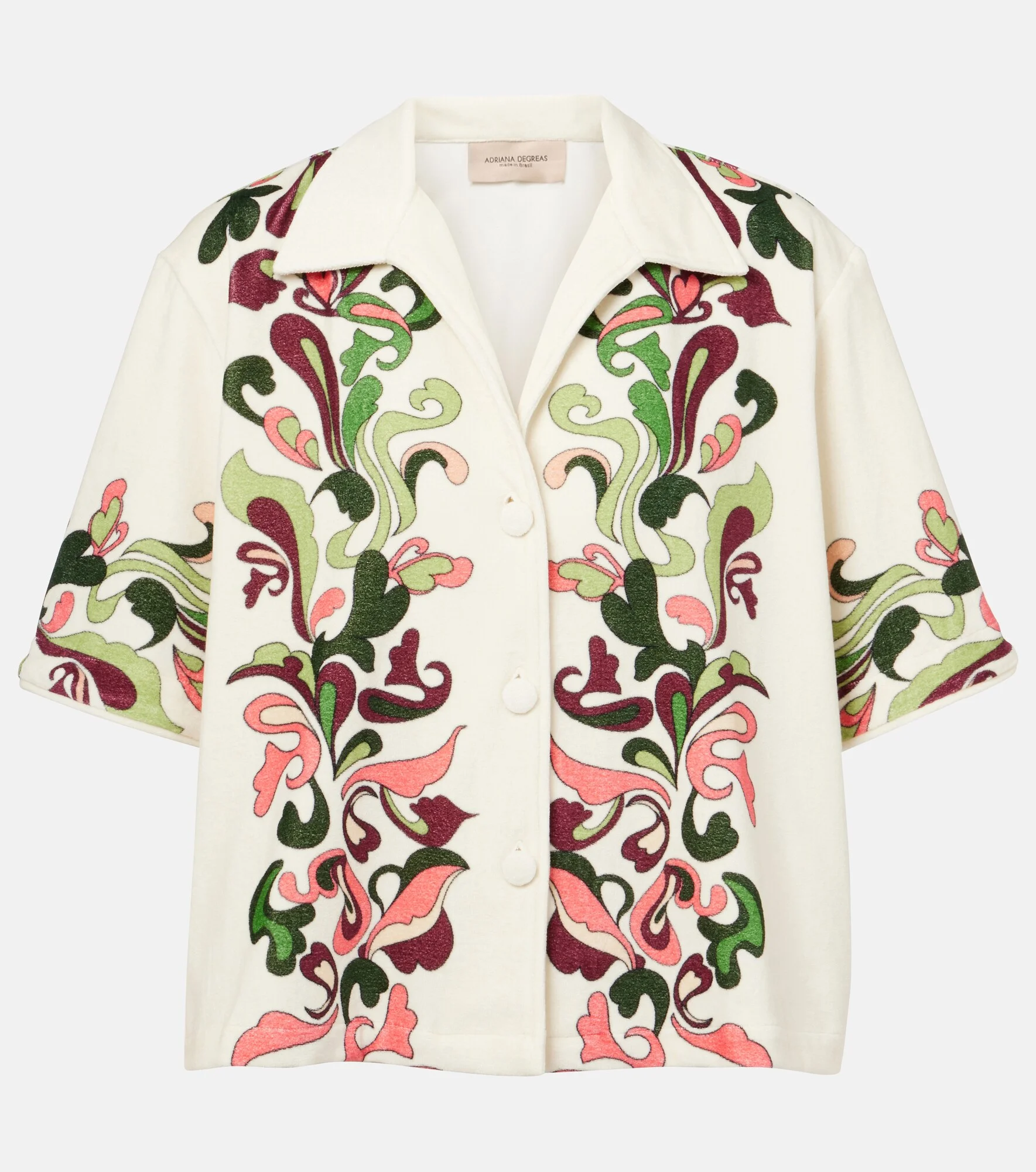 Inamorata cotton-blend bowling shirt - 1