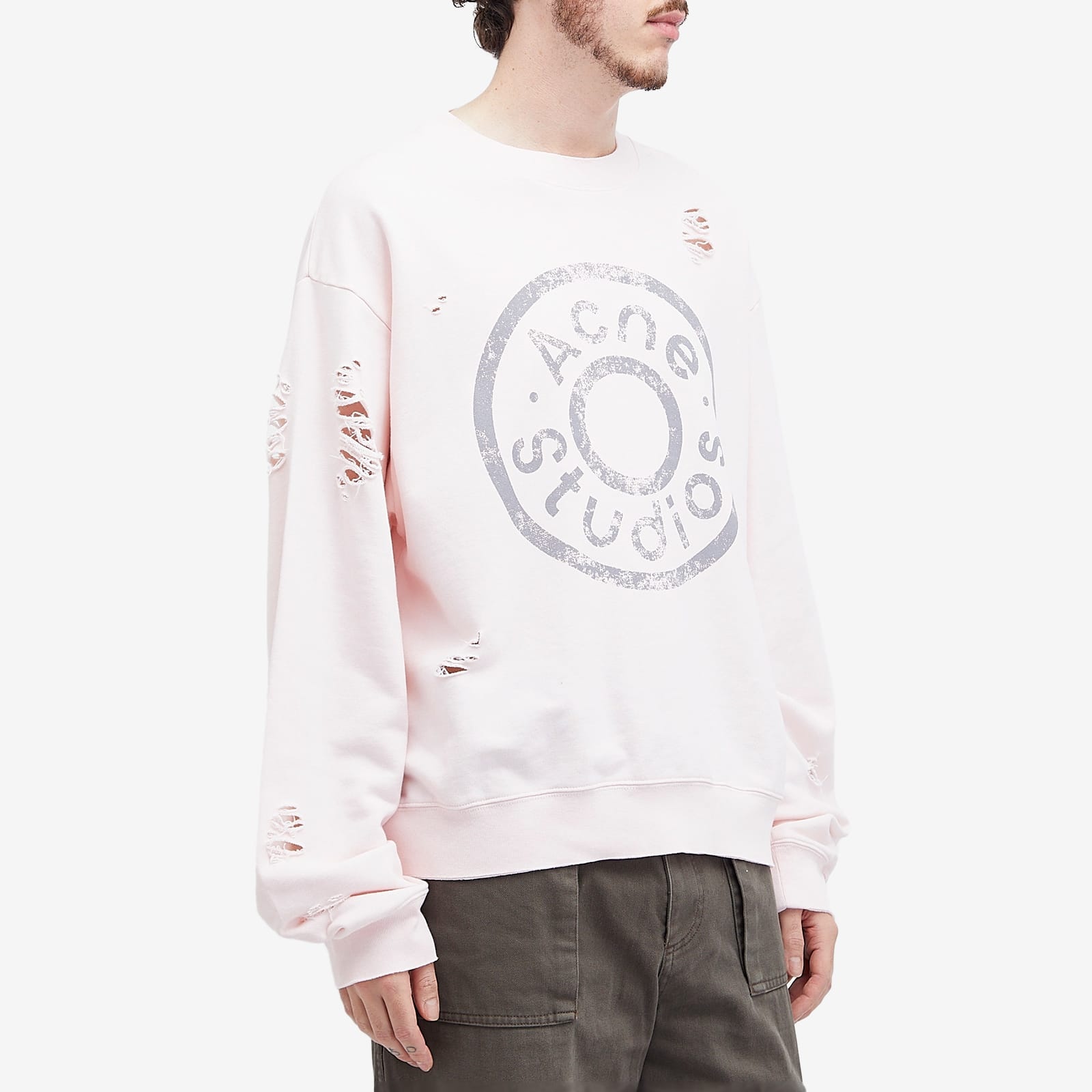 Acne Studios Franziska Button Logo Sweatshirt - 2