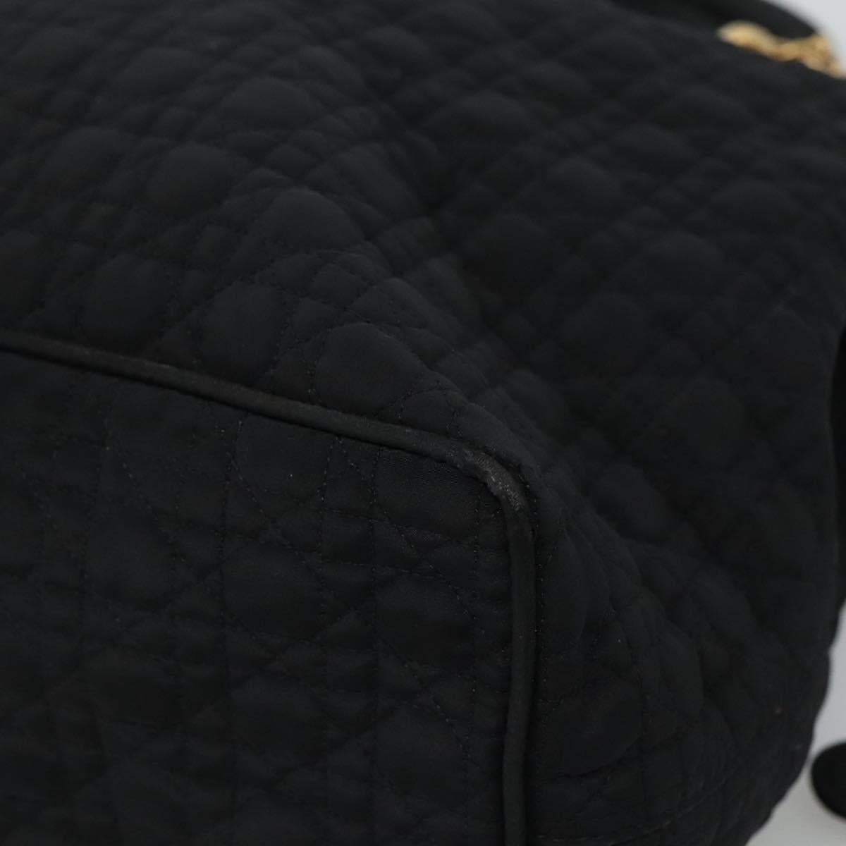 DIOR Canage Hand Bag Nylon Black Gold - 10