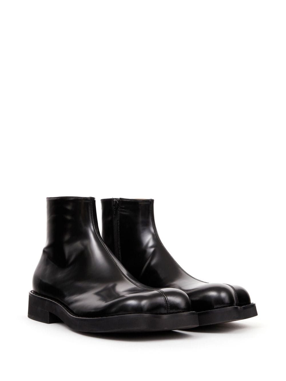 Trunk leather ankle boots - 2