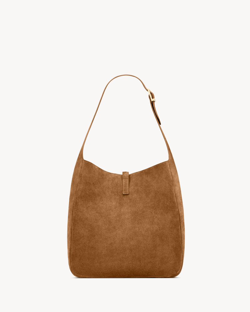 SAINT LAURENT LE 5 À 7 SUPPLE LARGE IN SUEDE outlook