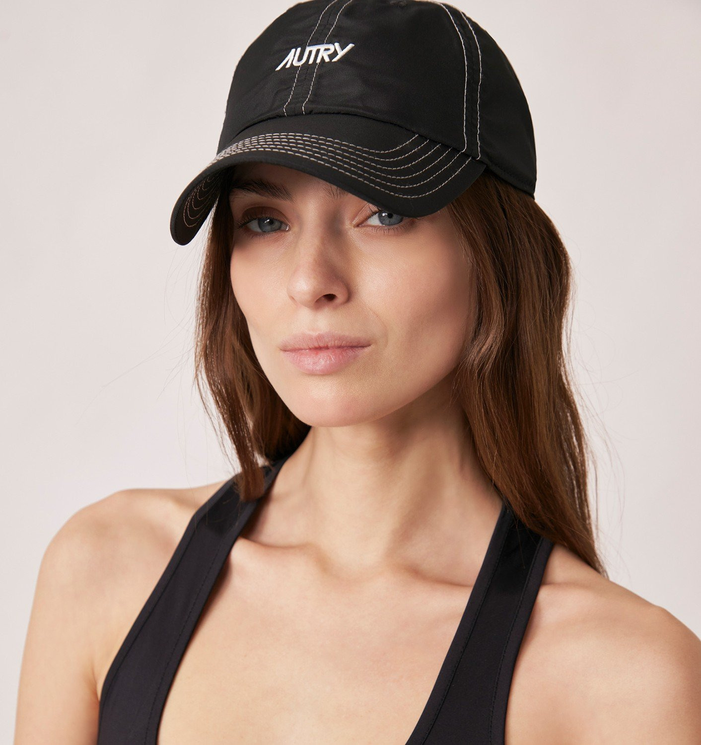 UNISEX EMBROIDERED LOGO NYLON BASEBALL CAP - 2