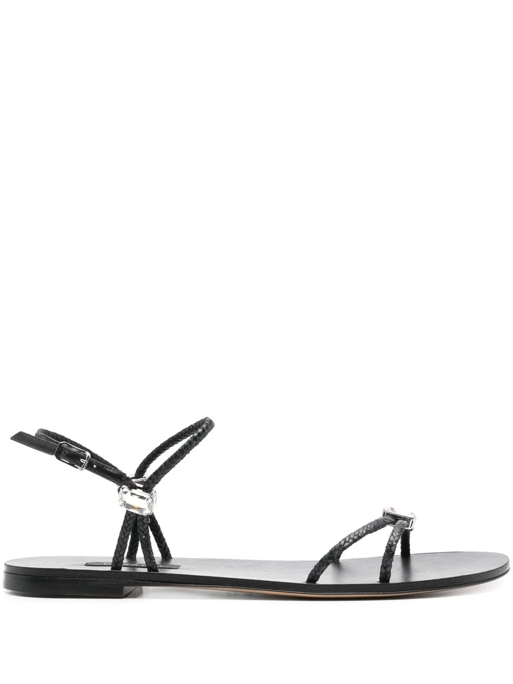 crystal-embellished sandals - 1