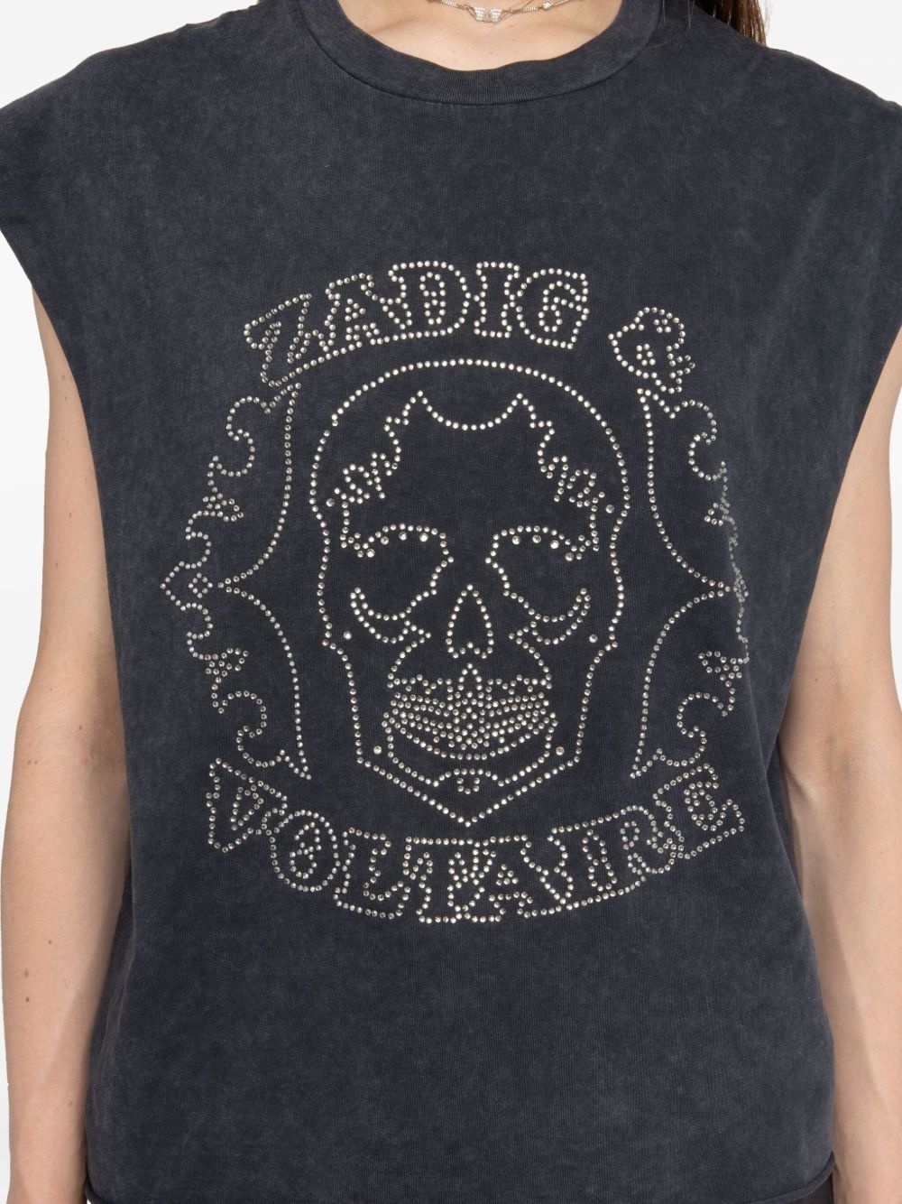 skull strass top - 5
