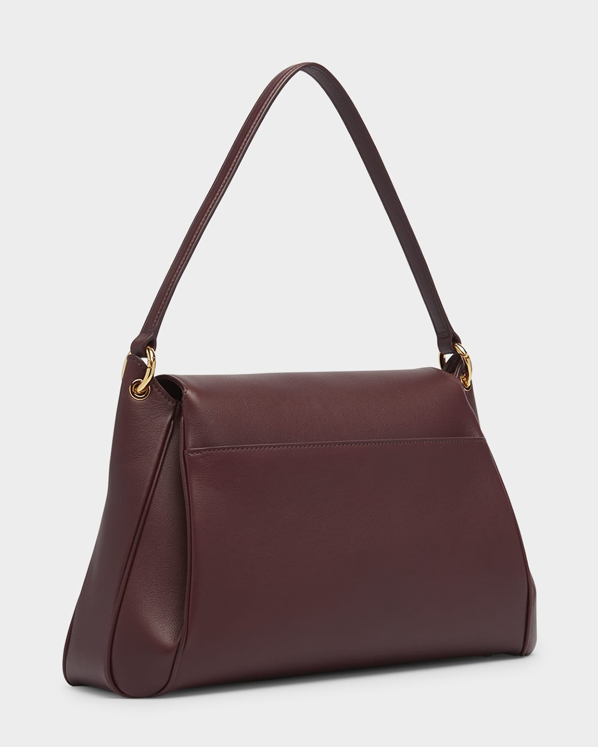Tara Flap Shoulder Bag in Grain Leather - 3
