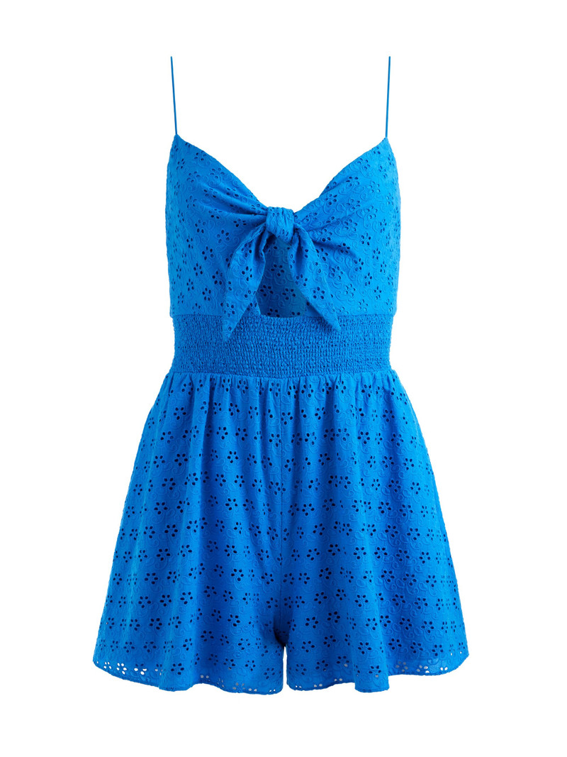 FREIDA TIE FRONT ROMPER 1