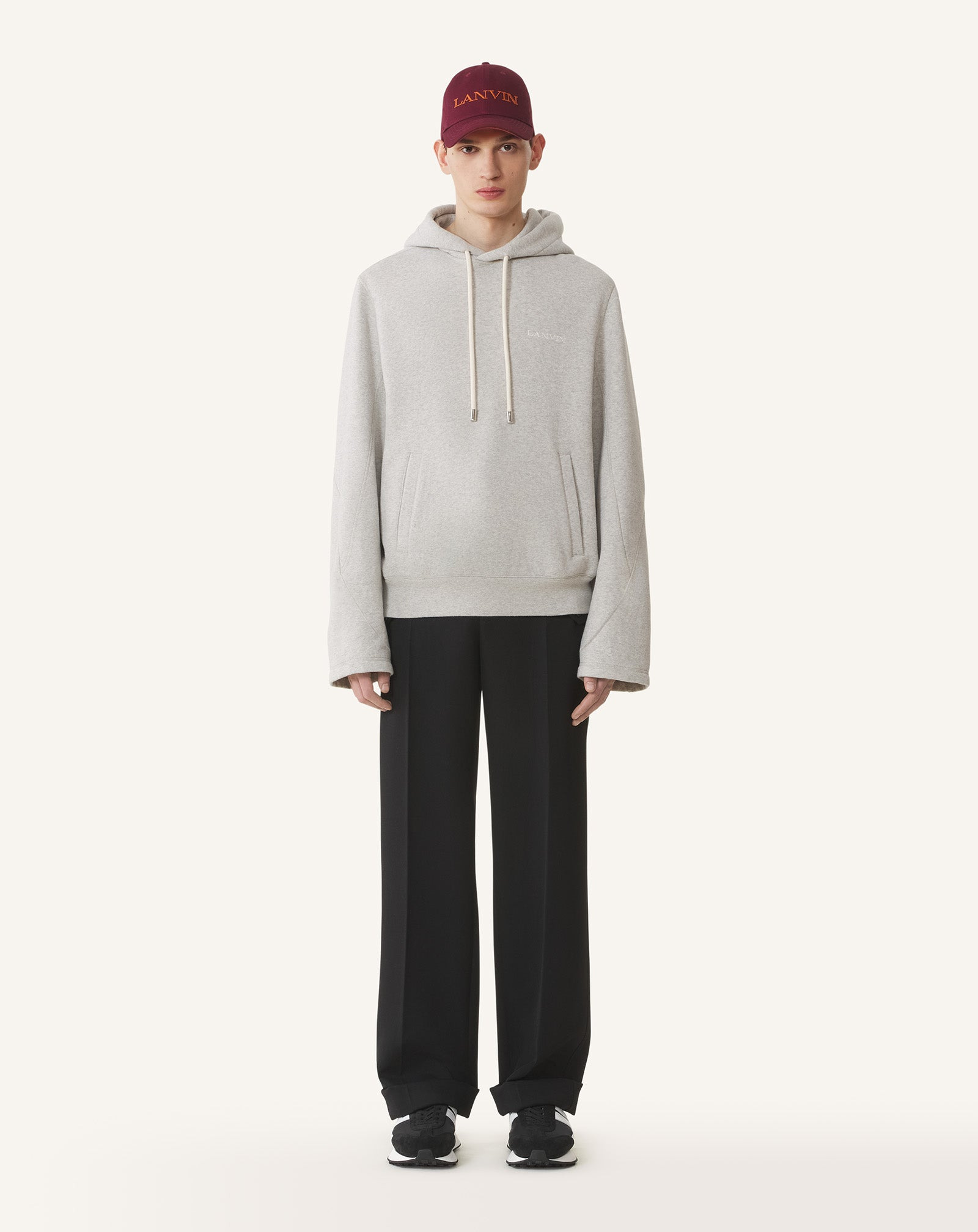 COTTON AND CASHMERE HOODIE - 2