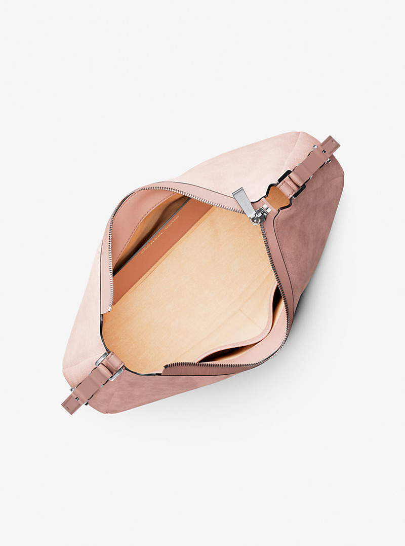 MICHAEL KORS Nolita Medium Nubuck Shoulder Bag outlook