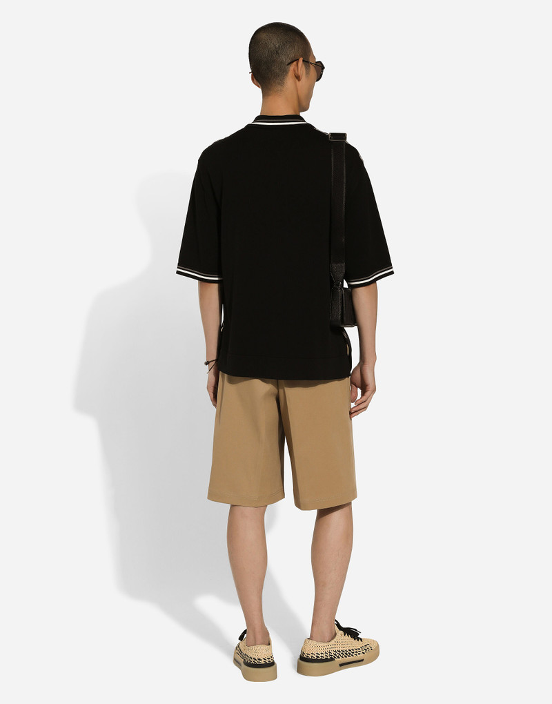 Cotton drill Bermuda shorts 3