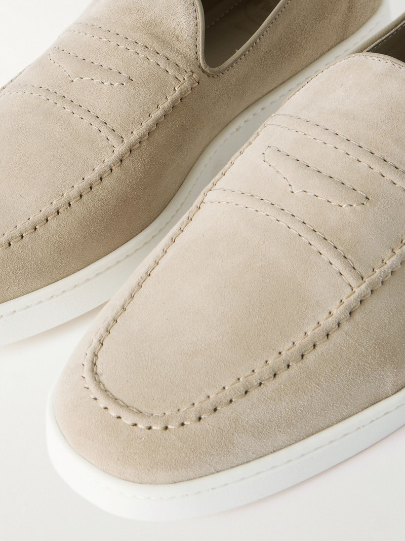 Peebles Suede Loafers Beige 5