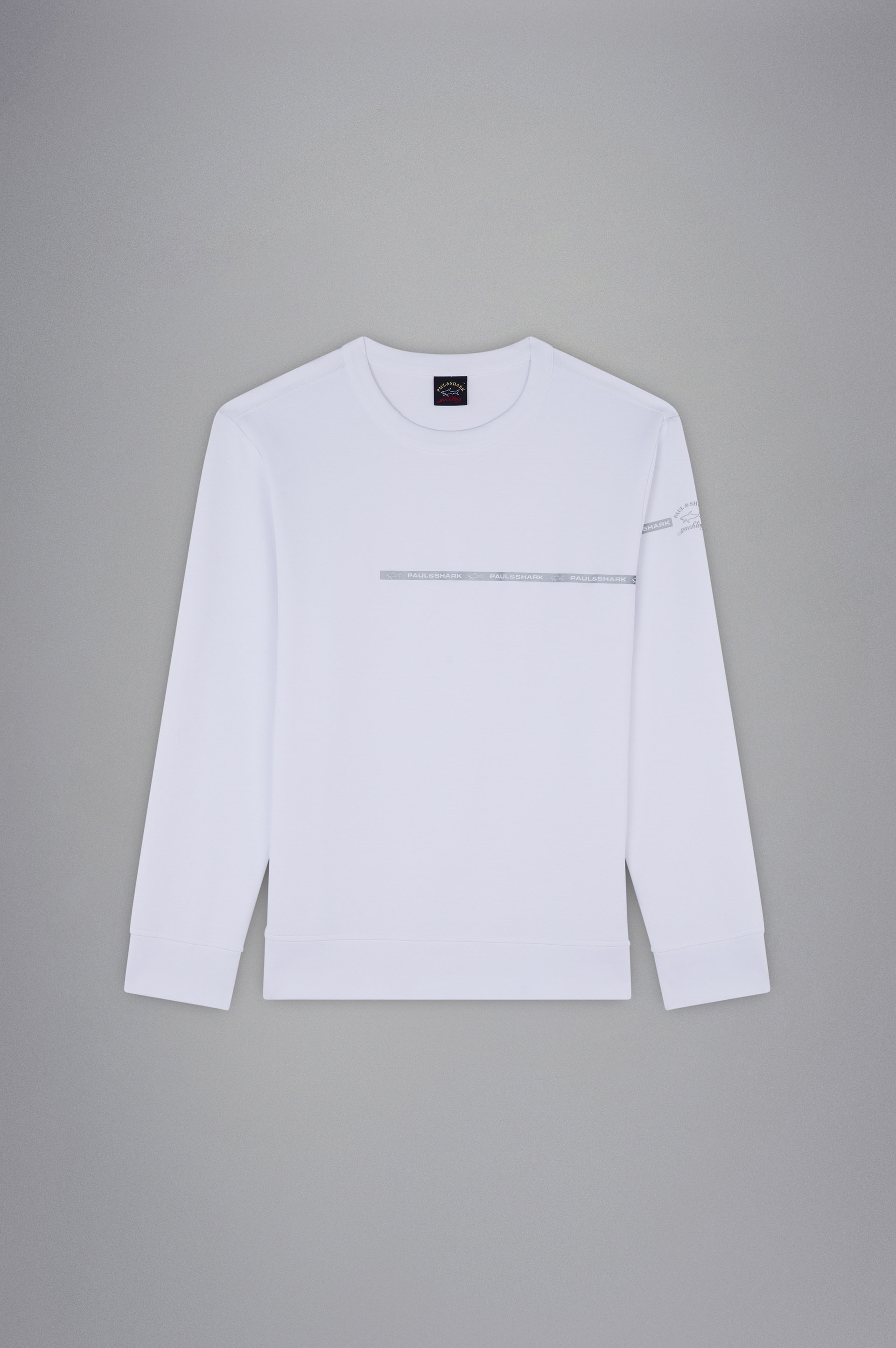COTTON SWEATSHIRT WITH REFLEX PRINT - 1