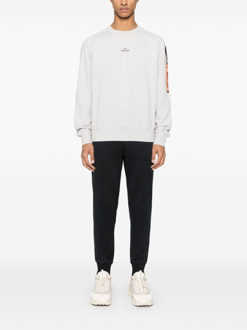 PARAJUMPERS logo-patch sweatshirt outlook