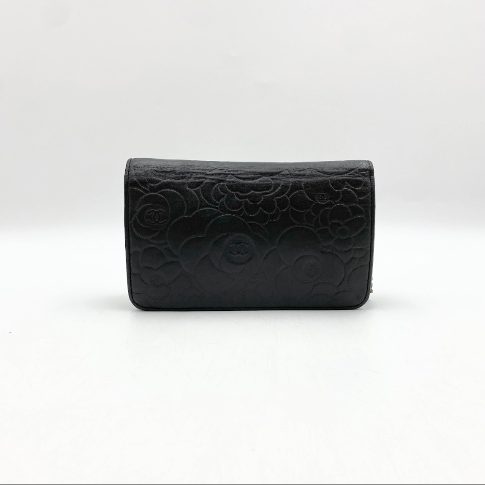 Chanel No.18 Black Camellia WOC Bag - 3