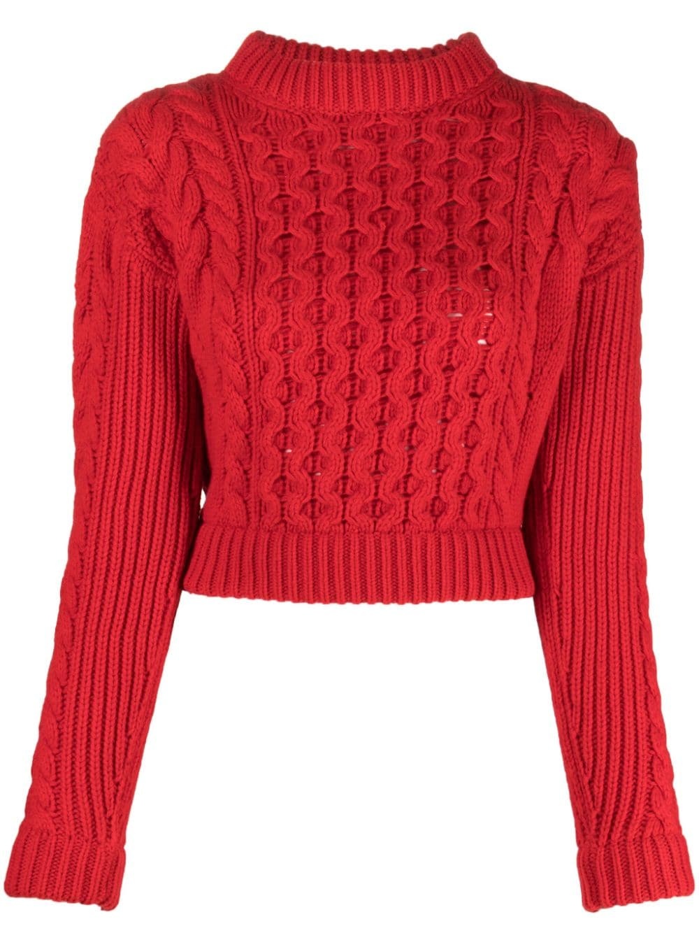 merino wool-blend jumper - 1