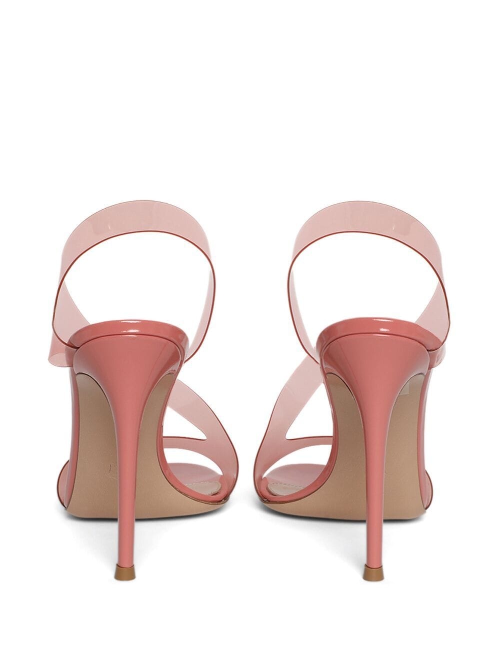 Gianvito Rossi Metropolis clear-strap sandals | REVERSIBLE