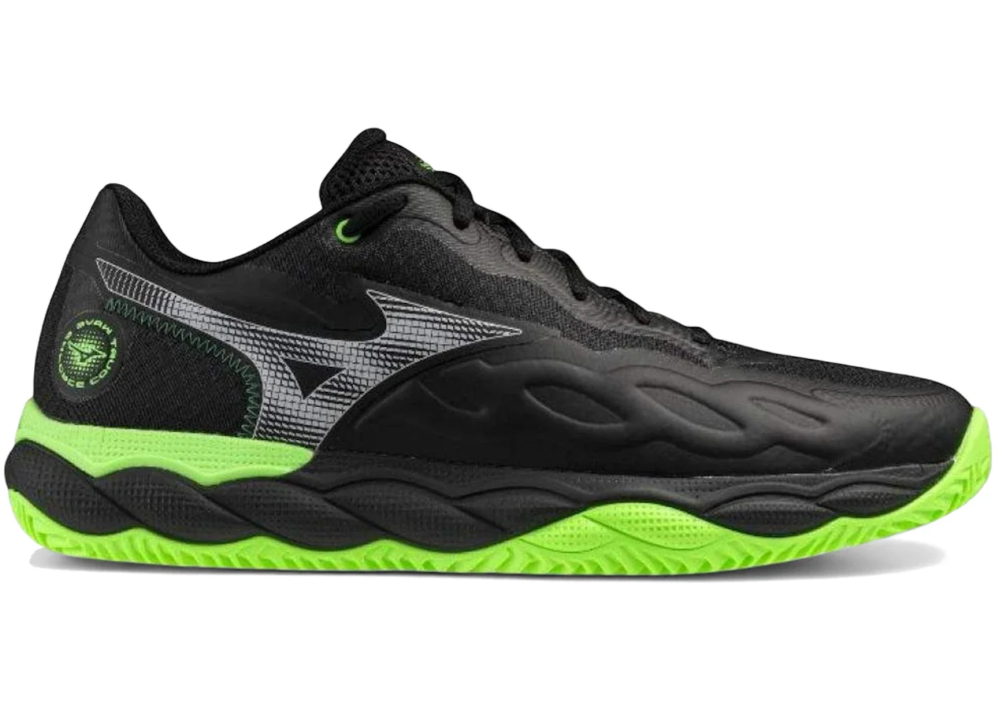 Mizuno Wave Enforce Court Padel Black Foliage Green - 1