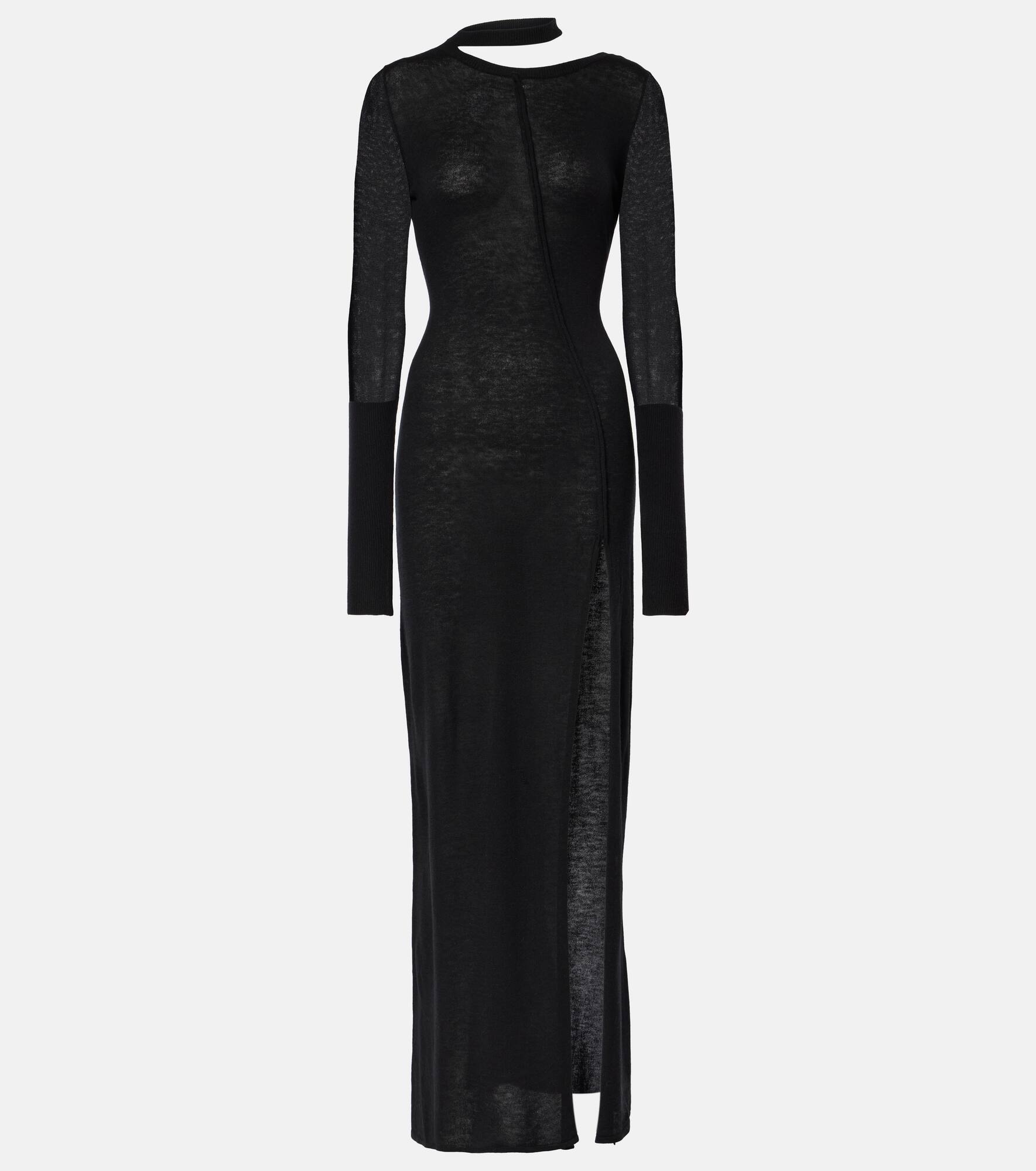 Wool maxi dress - 1