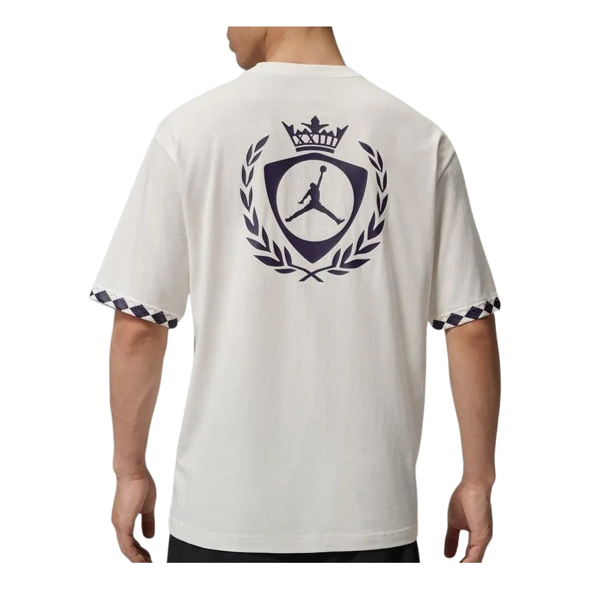 Jordan First Class Graphic T-Shirt Asia Sizing 'Sail' IW1598-133 - 1