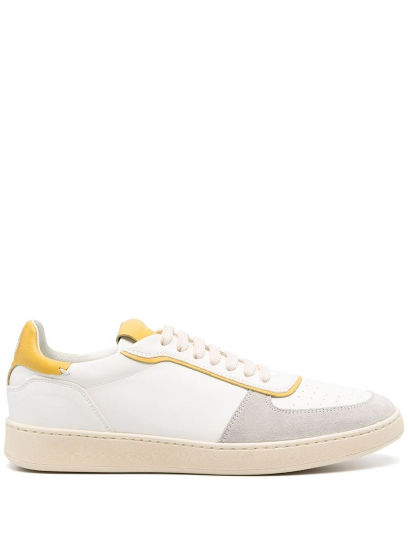 Derby leather sneakers 1